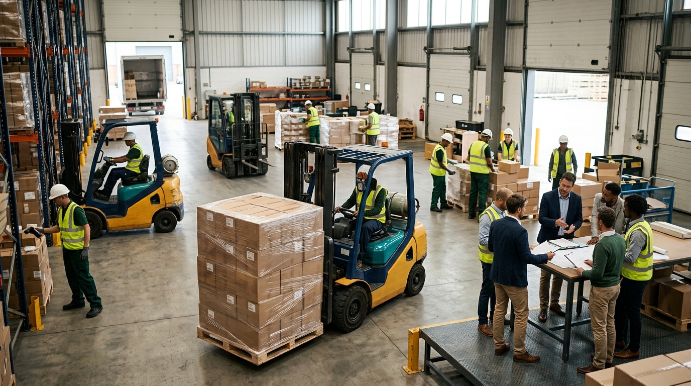 Illustration: Financing Heavy-Duty Forklifts for 2026: A Guide for 3PL Managers